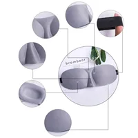 Breathable 3D Sleep Eye Mask Light Blocking Sleeping Blindfold Polyester Sponge Soft Portable Blindfolds Travel Eyepatch - Image 5