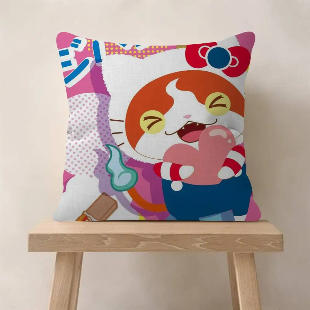 Anime Yokai Niedliche Uhr-Design Kissenhülle, Ahorn-Design, Fröhliche Herbst-Ernte-Dekoration, Feiertags-Dekoration, Kissenbezug – Detail 8