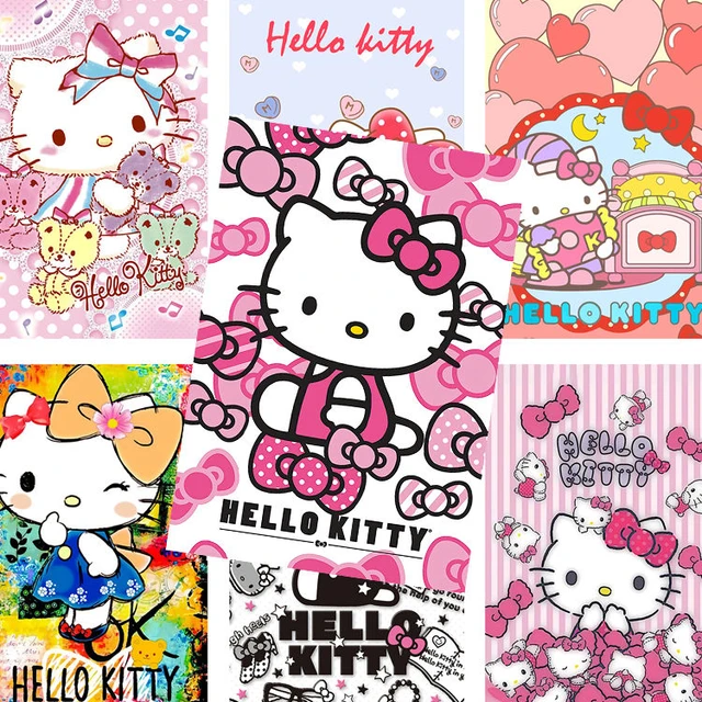 Hello Kitty Bedroom Decoration Stickers  Hello Kitty 3d Acrylic Wall  Sticker - Wall - Aliexpress