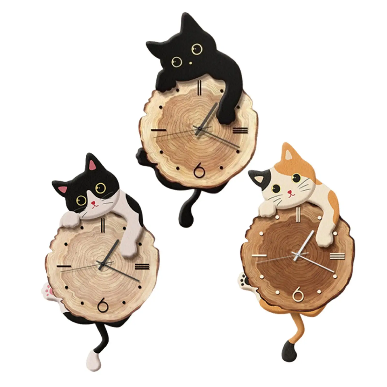 Stylish Cute Cat Decorative Wall Clock