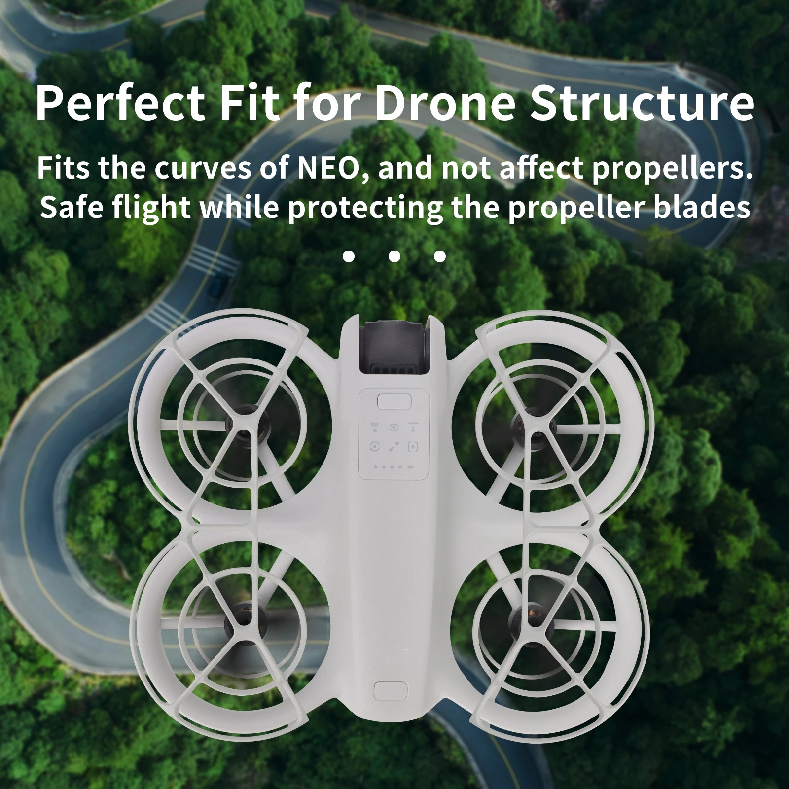 Propellerschutz Für DJI Neo – TPU Aufprallschutz, 6g Leicht, Einfache Installation, Rot
