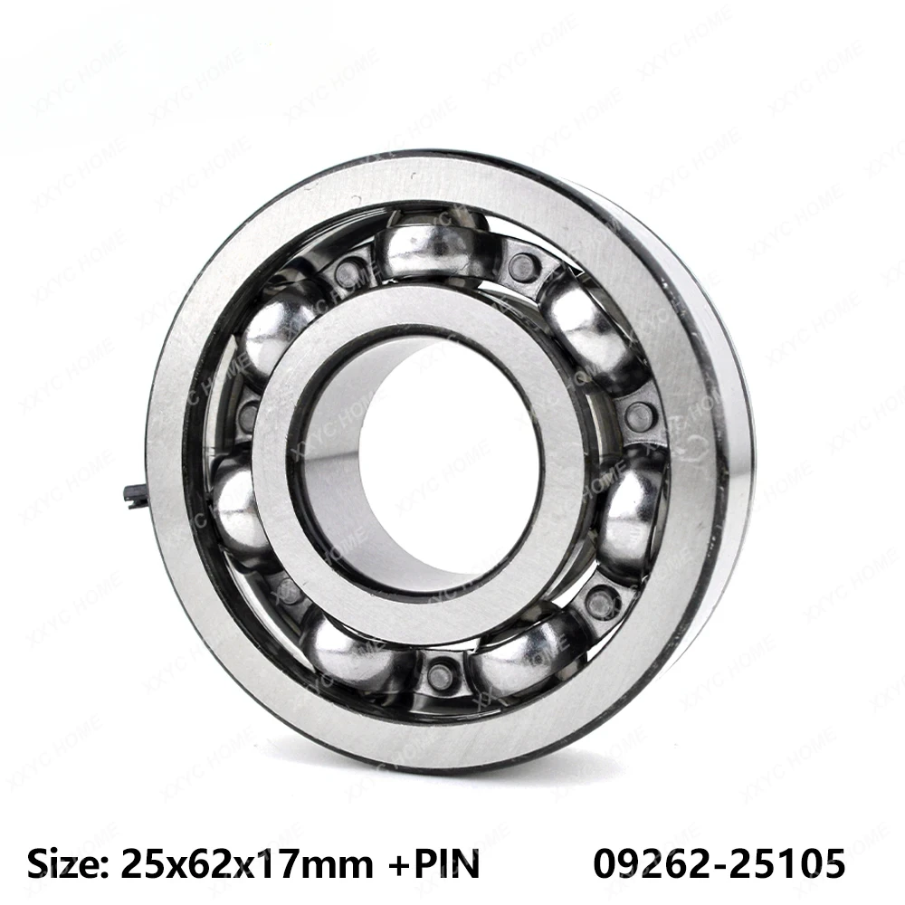 

09262-25105 шарикоподшипник для подвесного мотора Suzuki, коленчатый вал, размер 25x62x17 мм