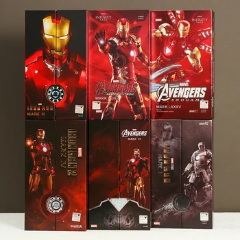 ZD Toys Iron Man Mark MK 1-7 17 21 42 43 45 46 85 Tony Stark Collectible Model Doll Action Figure Toy