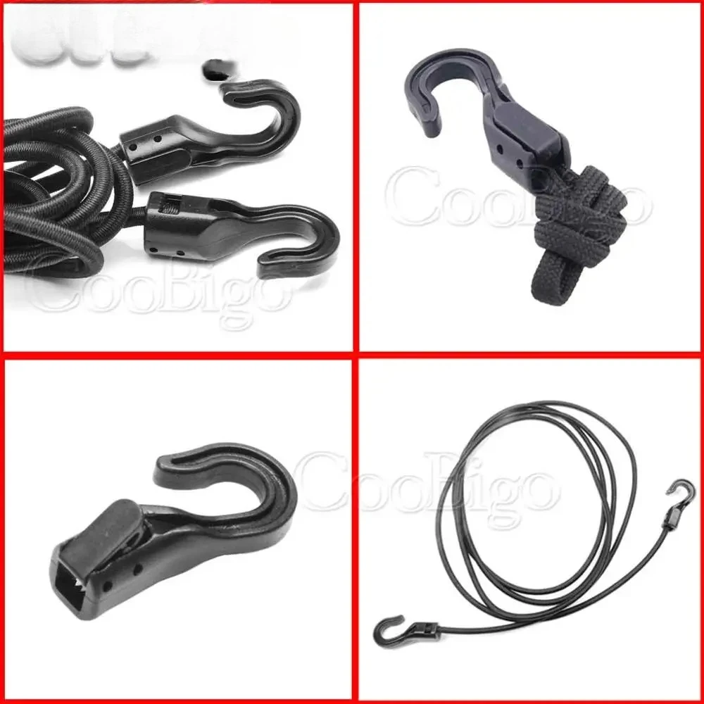 Heavy Duty Elastic Bungee Shock Cord Strap with Hooks – 1 Set 5