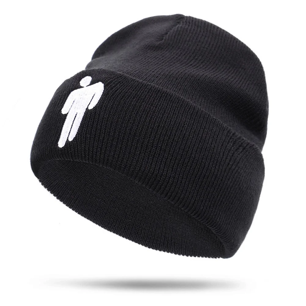 Unisex Solid Color Warm Knitted Hats for Women Beanie Hat Winter Men\'s Hats Beanies For Ladies Skullcap Docker Knitted Thick Hat
