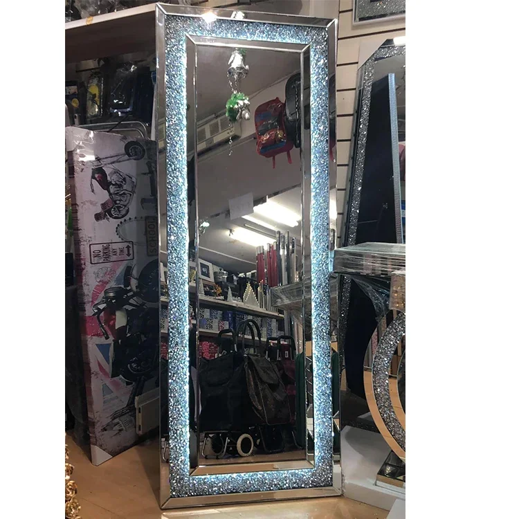 Crystal Floor Mirrors Full Length Large Size Standing Mirror Large Wall Mirrors