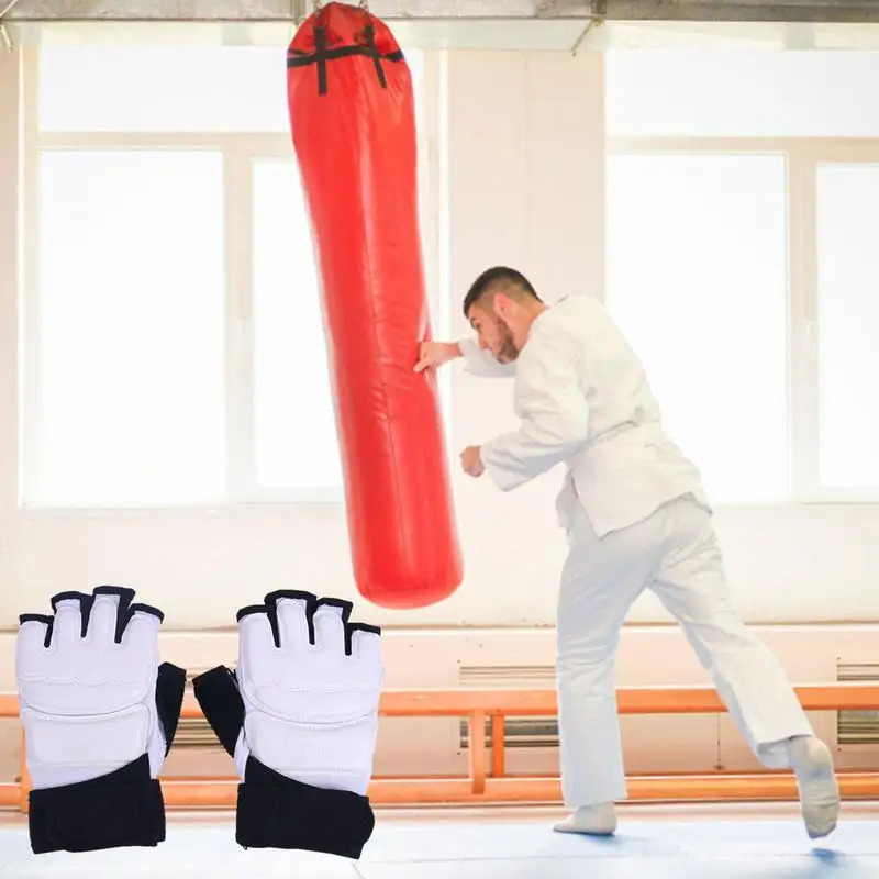 Taekwondo Gloves Karate Sparring Gear Hand Foot Protector Boxing Gloves Hand Foot Protector MMA Taekwondo Adult Kids