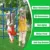 Warrior Obstacle Course For Kids And Adults - 65FT Slackline With Tree Climbing Rock Holds, Swing Seat, Monkey Bars, Ring Wheel, 6