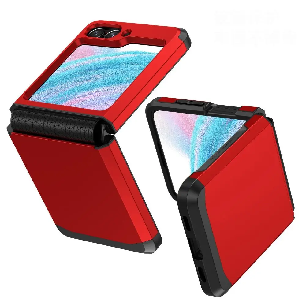 Enhanced Shockproof Phone Cover - Durable Armor Hinge Protector with Full PC TPU Protection