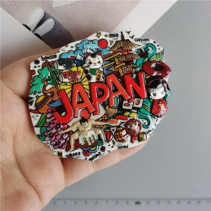 Japan Fridge Magnets Travel Souvenir Japanese Koi Japan Musume