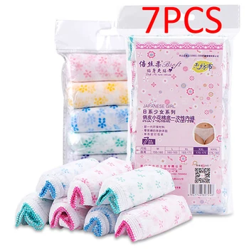7 pezzi biancheria intima usa e getta taglie forti slip sterilizzato non tessuto unisex prenatale dopo il parto viaggio pulito intimo mutande di carta