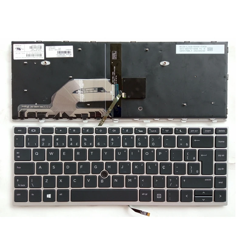 US / BR / SP Keyboard HP Probook 640 G4 640 G5 645 G4 645 G5 430 G5 440 G5 445 G5