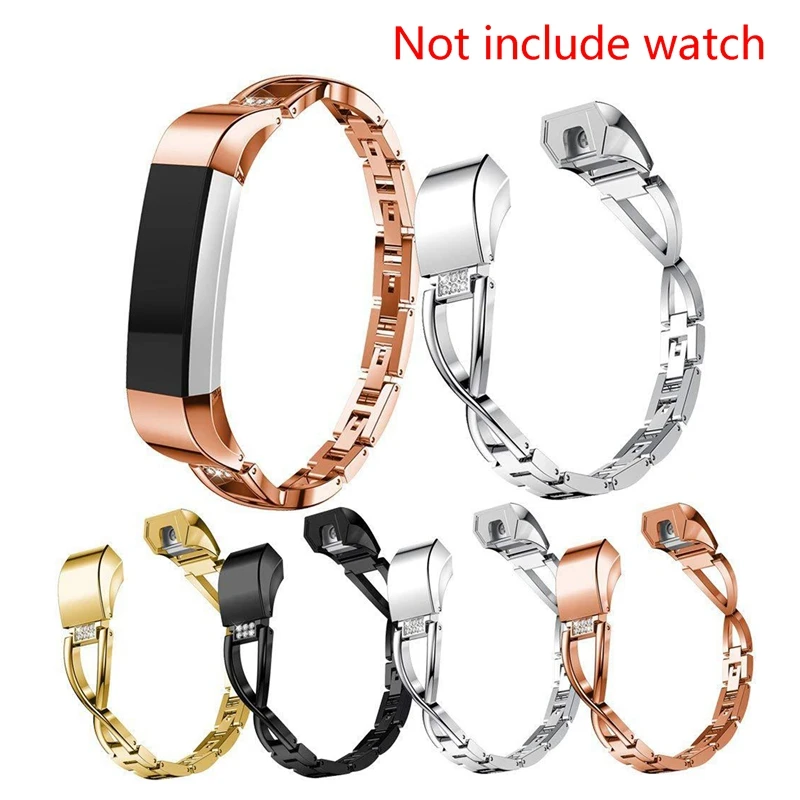 Per Fitbit Alta Hr Cinturino Cinturino Cinturino In Acciaio Inossidabile Cinturino Donna Lady Diamond Band