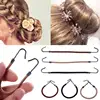 1~20PCS Ponytail Rubber Elastic Hook Hair Bands For Women Gum Hooks Hair Accessories Hair Ties Styling Tools Holder Bungee Bands 2