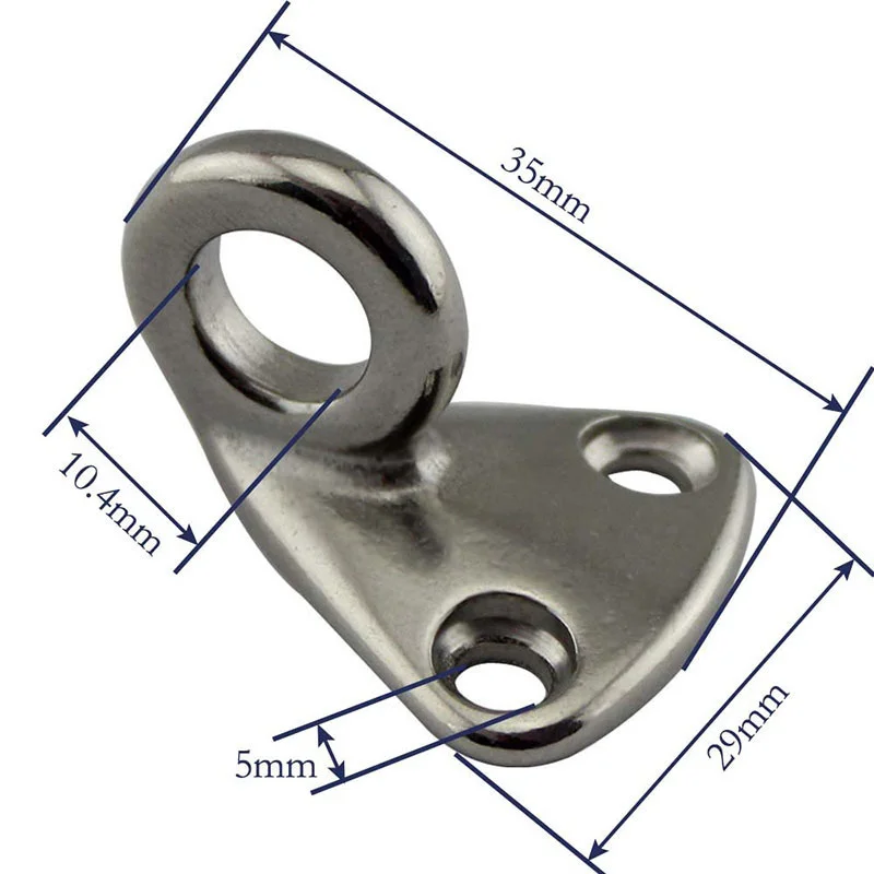 Description Picture 5 of item5PCS Fending Hooks Fender Spring Clip Fender Eye Hook Marine Boat Hardware Accessories Sail Tug Fender Hook 316 Stainless Steel