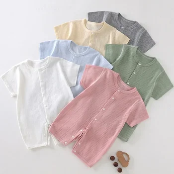 Newborn Short Sleeve Romper 1