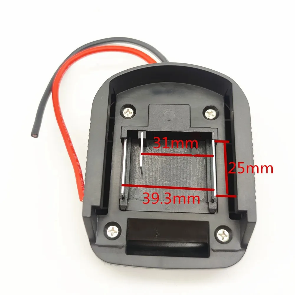 Li-ion Battery Adapter DIY Battery Cable Connector Output Adapter For Makita 21V 18V BL1830 BL1840 BL1850 For Electric Drills battery adapter