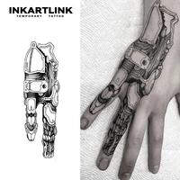Mechanical fingers Temporary Tattoo,Lasts To 15 Days New Technology Magic Waterproof Semi Permanent Sticker. 1