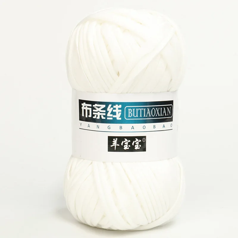 Knitting yarn 100g/Ball Soft Thick T Shirt Yarn Wool for Hand Knitting Blanket Carpet Handbag Crochet Cloth Threads for Knitting