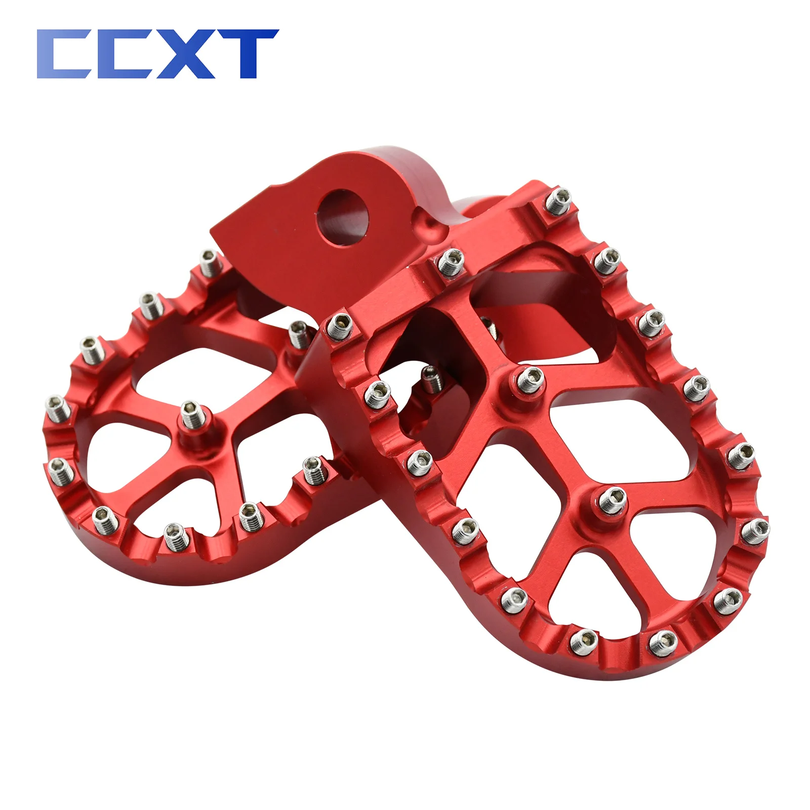 CNC Aluminum Footpegs Pedals Footrest Foot Pegs For Yamaha WR250F WR400F WR426F WR450F WR250R WR250X 1999-YZ250F YZ450F motorcycle accessories motorcycle footrests motorcycle foot pedals