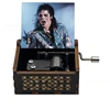 Source Factory Wooden Music Box Wooden Hand Crank Ornament Music Box Michael Jackson Music Box Wholesale 1