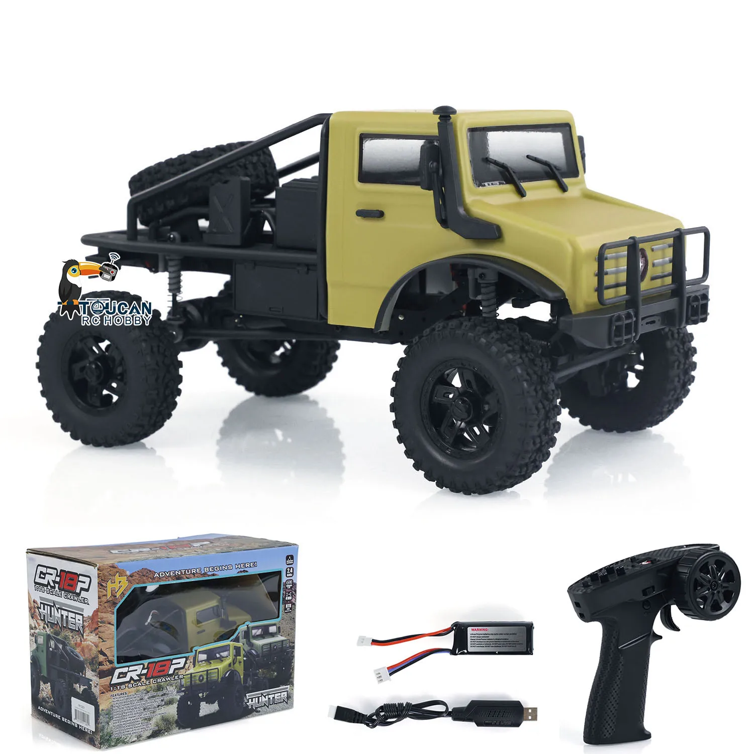 Hobby Plus CR18P 1/18 RC Rock Crawler Car Painted Finished