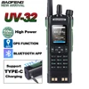 BAOFENG UV-32 GPS Walkie Talkie 10W Tri-Mode Full Band Two Way Radios UV32 Support Bluetooth APP Write Frequency Type-C Charging 1