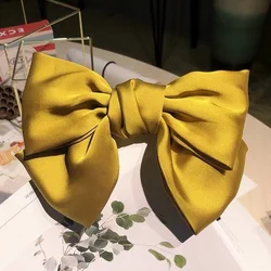 Elegant Bow Ribbon Hair Clip - Chic Hair Accessory & Gift (2 - Yellow)