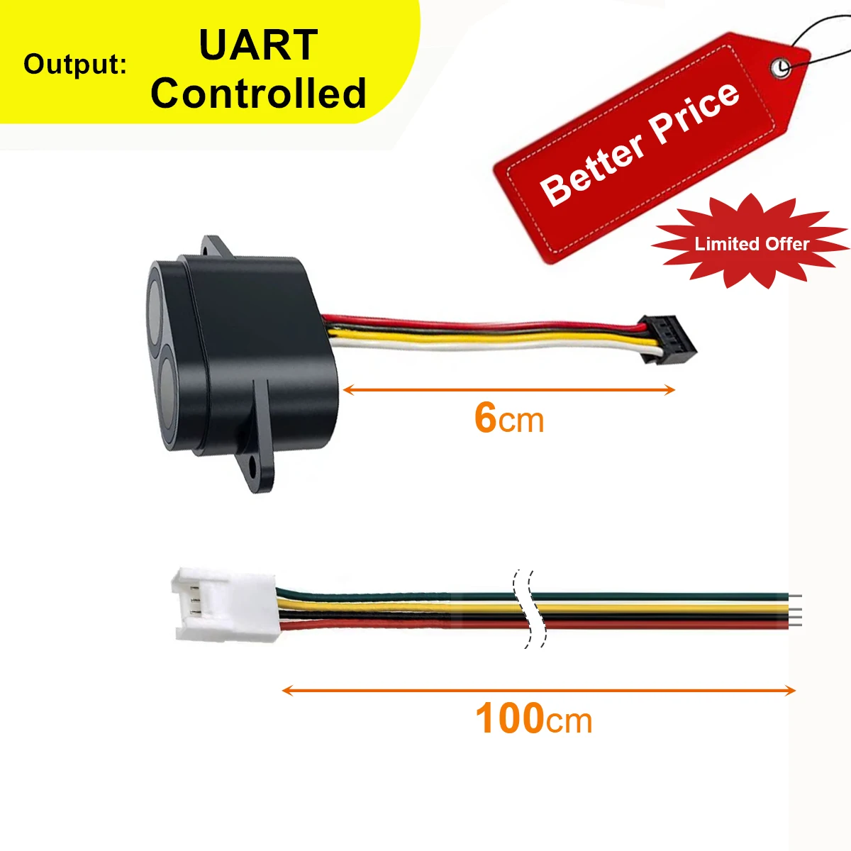 Waterproof Mini Ultrasonic Distance Measurement Sensor