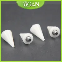 BQAN 4PCS Replaceable Nail  Brush Dotting Wax Pencil Head Beads Rhinestones Gems Picker Wax Head Self-adhesive Nail Tips Picking 1