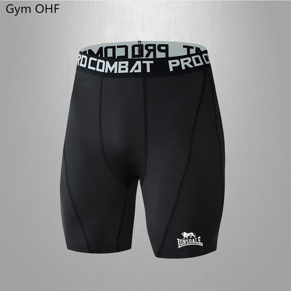 Compression short pants leggings men sports running tights gym fitness cycling base trousers training sports shorts sports leggings cycling shorts compression pants
