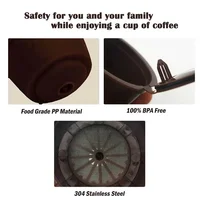 6pcs/Set Reusable Coffee Capsule For Nescafe Dolce Gusto Machine Refillable Coffee Capsule Filter Cup Kit with Spoon and Brush 4
