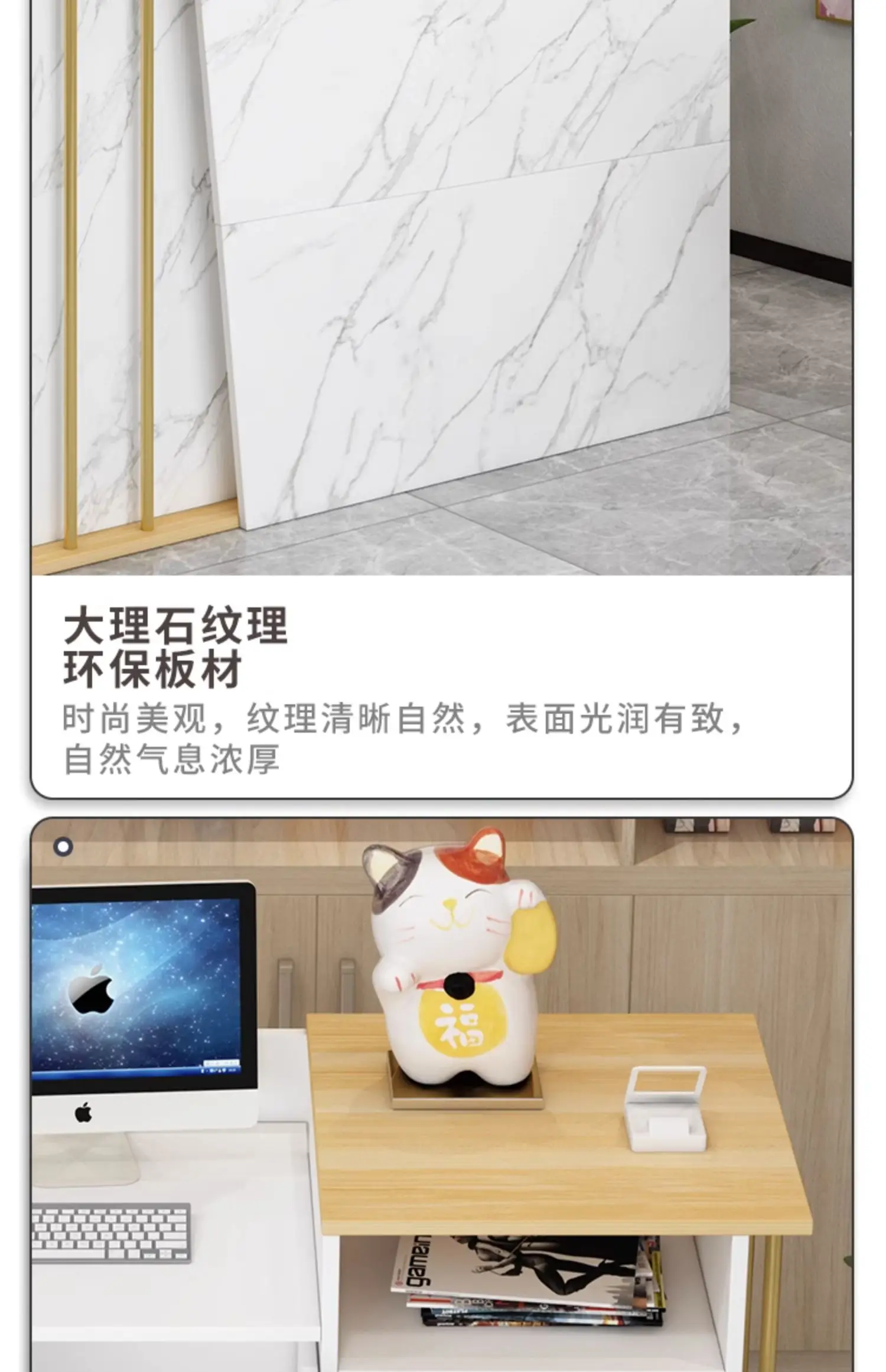 Description Picture 4 of itemDisplay Cabinet Reception Desks Tall Bar Counter Beauty Salon Reception Desk Office Cashier Toonbank Winkel Commercial Furniture