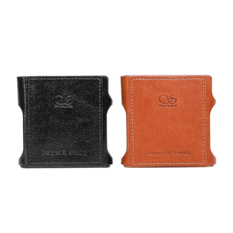 SHANLING M1S 음악 플레이어용 가죽 케이스, 부드러운 크리스탈 투명 TPU 보호 쉘