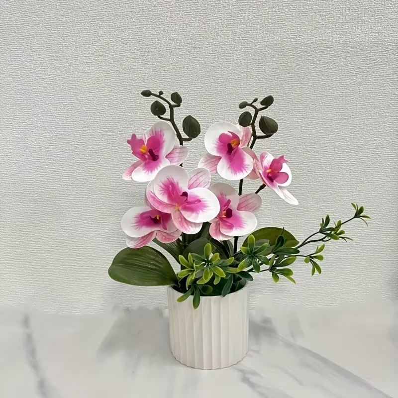 Elegant 38-Inch Artificial Butterfly Orchid Bouquet for Wedding and Home Décor