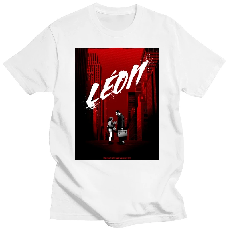 Leon Professional Hitman Natalie Portman Luc Besson Movie Poster T Shirt(1)