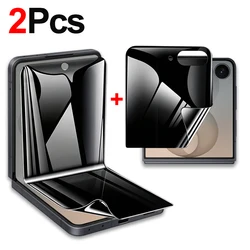 Privacy Screen Protector - Anti - Spy Flexible TPU Hydrogel Film for Foldable Phones (1/2/4 Pack Options) - Inner and Outer Coverage (2 in 1 Set)