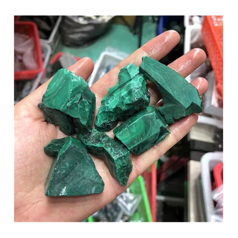 

Натуральный Зеленый Малахит ручной работы, необработанные камни, необработанный драгоценный камень для украшения