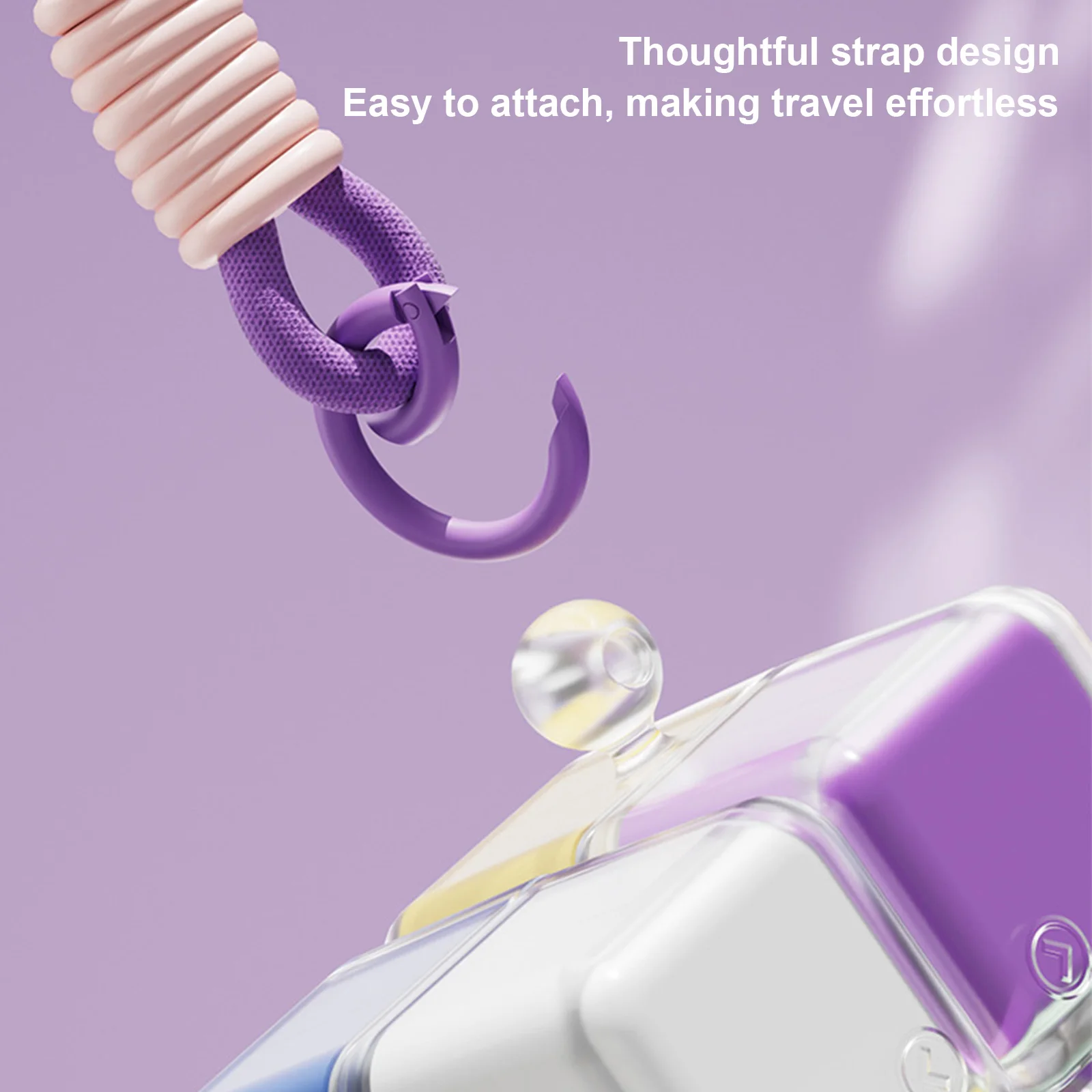 8칸짜리 자석식 약통, 여행용 약통, 생선 기름, 약, 비타민, 보충제, 설탕 등을 위한 간편하게 열리는 약통