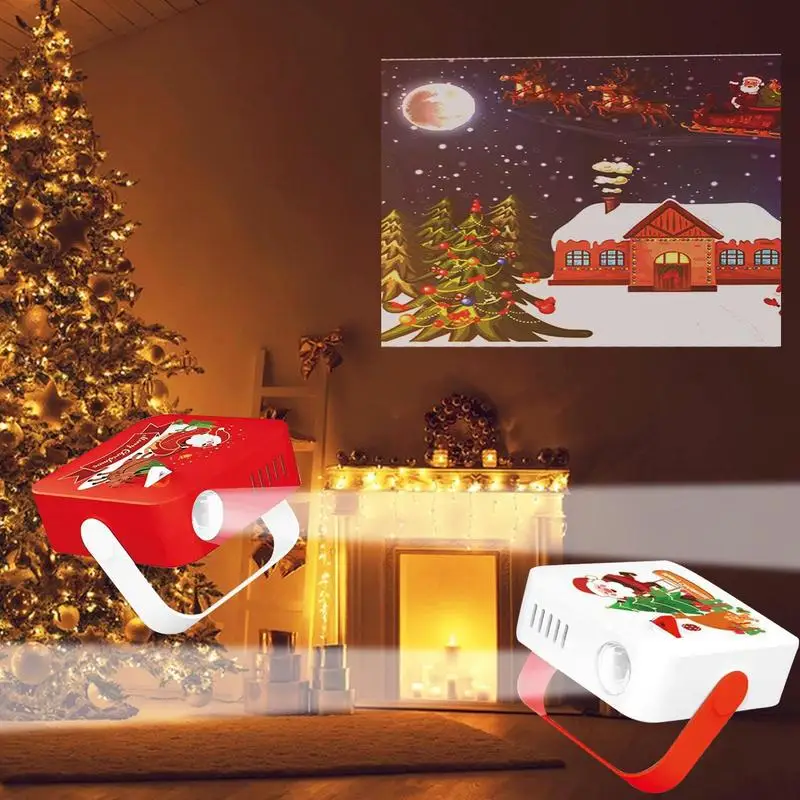 

Christmas Flashlight Projector for Kids Baby Sleeping Story Book Torch Lamp Toy Early Education Toy Holiday Gift Light Up Toy