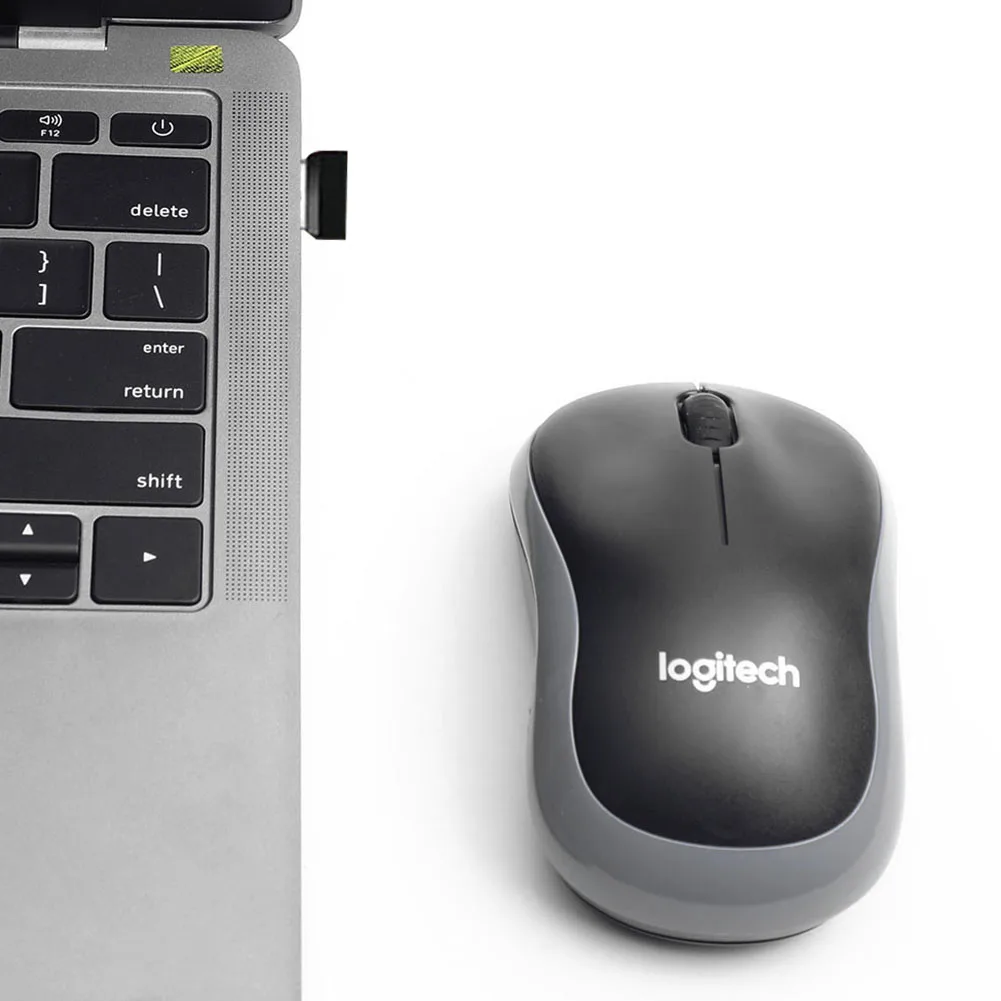 Logitech Wireless Mouse M185 - Red - Micro Center