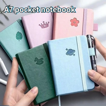 Quaderno tascabile portatile A7, quaderno da viaggio, piccolo quaderno da portare con sé, diario di viaggio, articoli scolastici, quaderni e diari