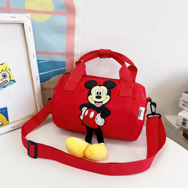 New Disney Shoulder Bags Cartoons Mickey Mouse Casual Canvas Women Shopping Bag Cute Anime Fashion Handbag Messenger Bag Gifts 18