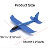 Hand Launch 37cm Flying Throw Airplane Outdoor Sports Toys for Children Glider Aircraft Model Foam Gliding Boys Fun Game Figure 6