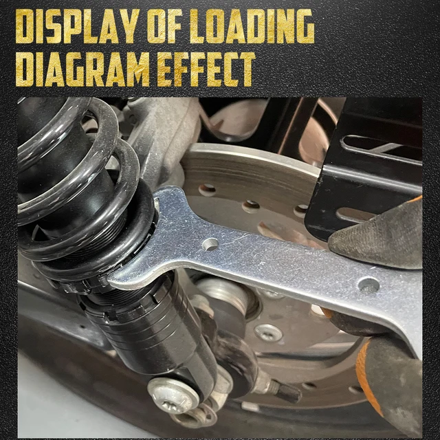 Chiave Regolazione Ammortizzatori Posteriori Per Harley Davidson - Strumento Per Sportster, Softail, Touring
