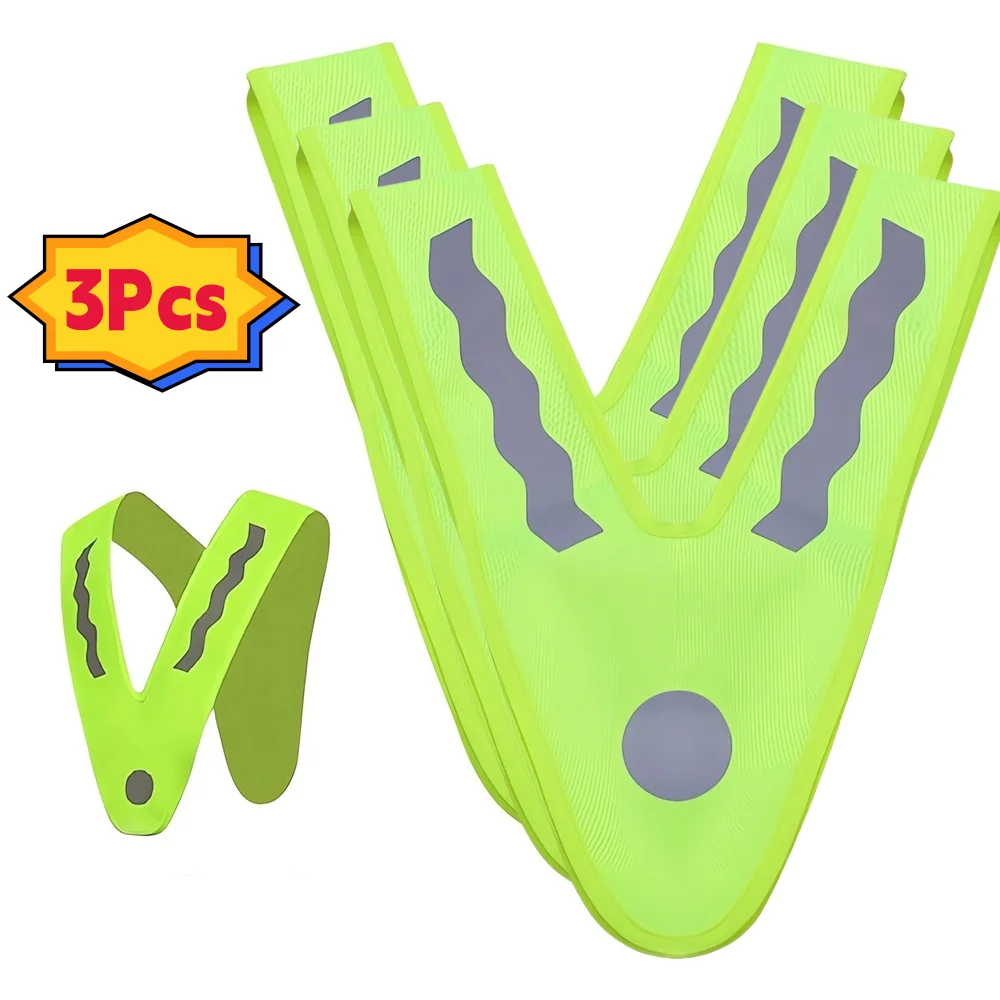 Night Visible Children's Reflective Protective Safety Vest 1/2/3/5Pcs