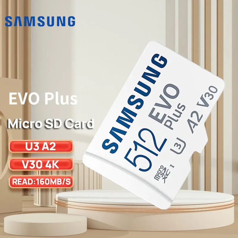 SAMSUNG EVO Plus 160MB/s Micro SD Card Memory Card 64GB 128GB 