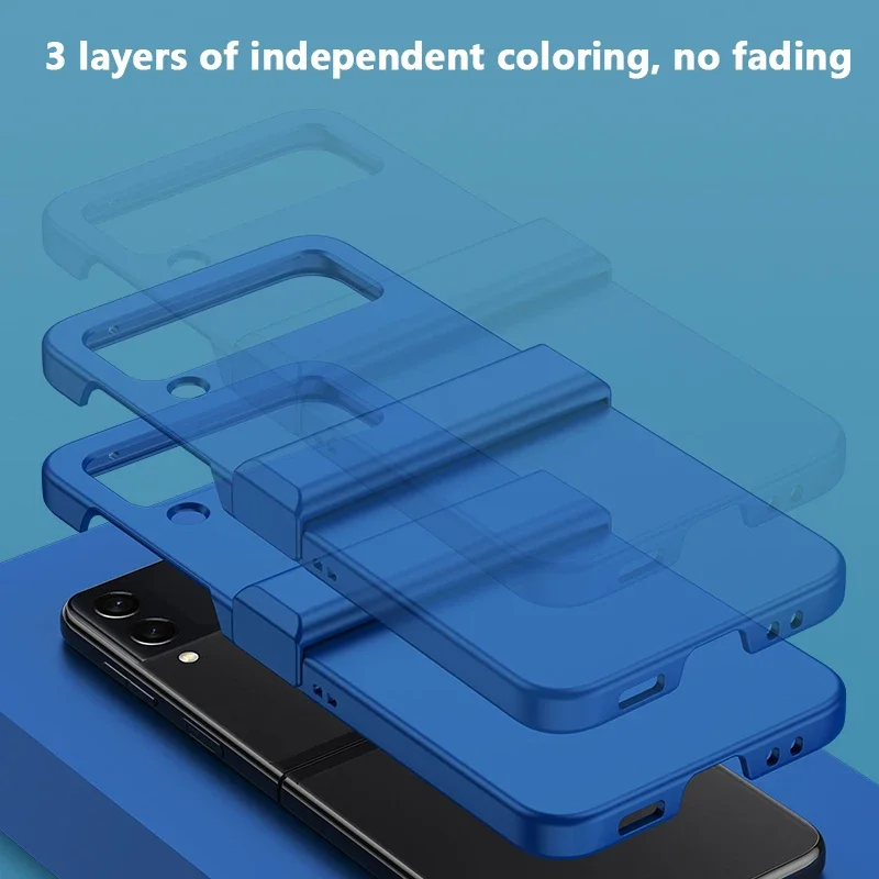 Luxury Foldable Shockproof Fashion Hard Case with Skin-Feel Finish