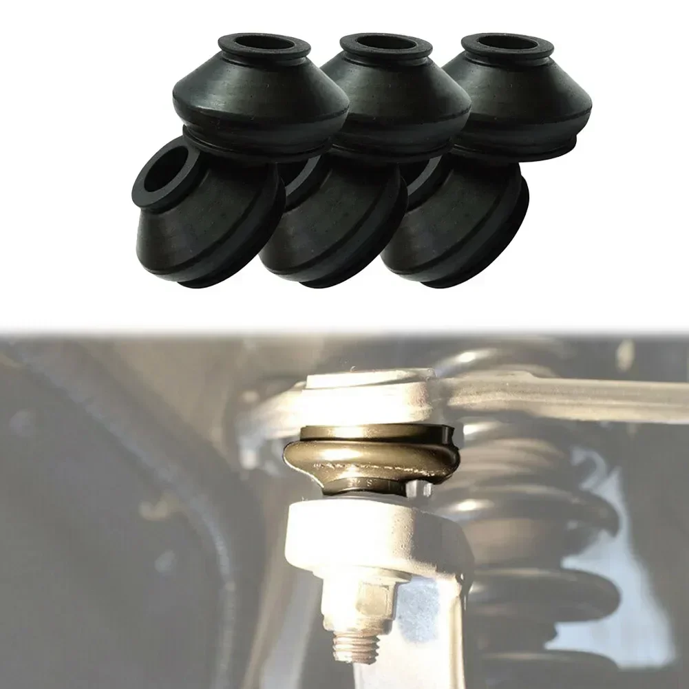 Car Suspension Parts 6pcs 13 23 30 Rubber Tie Rod End Ball Joint Dust Boots Cover Universal suspension and direction steering Accessorie