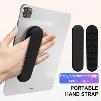 Soporte de mano para tableta y teléfono con correa para el brazo, correa antideslizante para la muñeca, compatible con dispositivos iPhone, iPad y Android, 1 unidad 1 Soporte de mano para tableta y teléfono con correa para el brazo, correa antideslizante para la muñeca, compatible con dispositivos iPhone, iPad y Android, 1 unidad 1